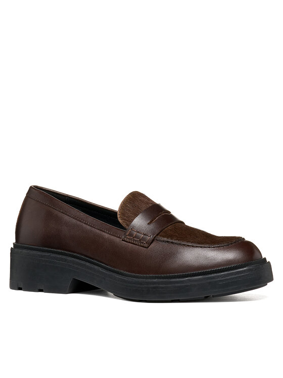 Geox Loafersy Geox D Swelen D665GK 043QS C0013 Brązowy