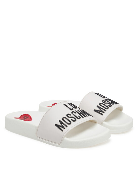 LOVE MOSCHINO Шльопанці LOVE MOSCHINO JA28052G1MI14100 Білий