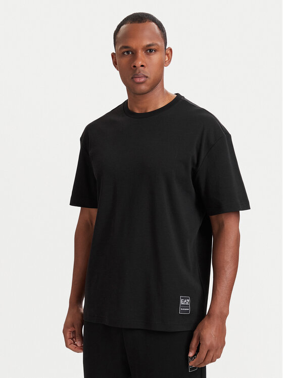 EA7 Emporio Armani EA7 Emporio Armani Camiseta 7M002107 AF10441 UC001 Negro Relaxed Fit