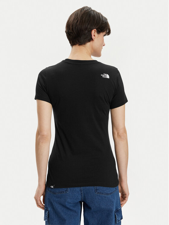The North Face The North Face T-shirt Simple Dome NF0A87NH Crna Regular Fit