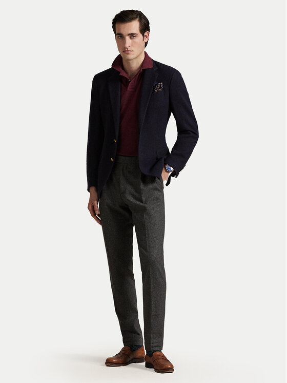 Polo Ralph Lauren Polo Ralph Lauren Polo marškinėliai 710536856343 Vyšninė Slim Fit