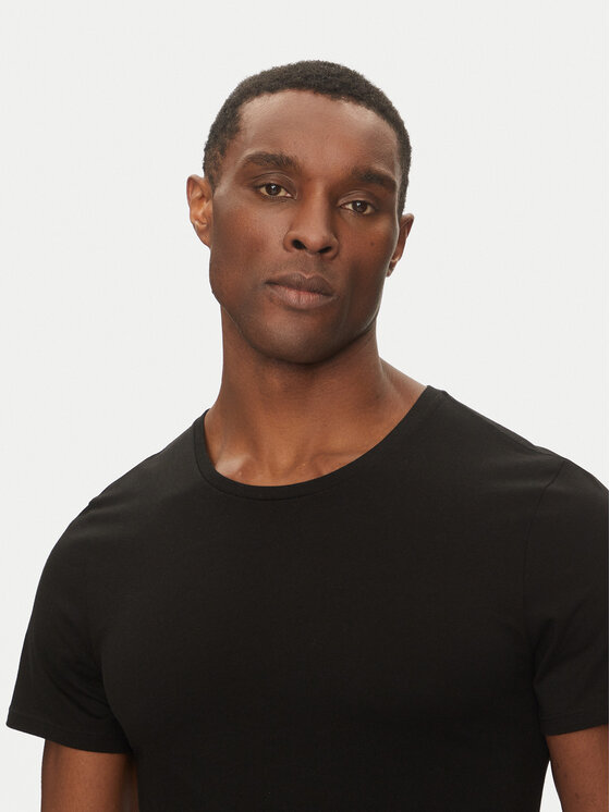 Lacoste Lacoste Комплект футболок TH9007 Чорний Slim Fit