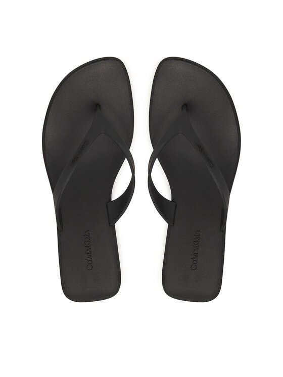 Calvin Klein Žabky Calvin Klein Flip Flop Kitten Heel Thong Tpu HW0HW02965 Čierna
