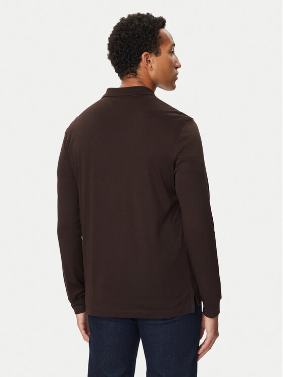 Tommy Hilfiger Tommy Hilfiger Polo MW0MW37317 Marrón oscuro Regular Fit
