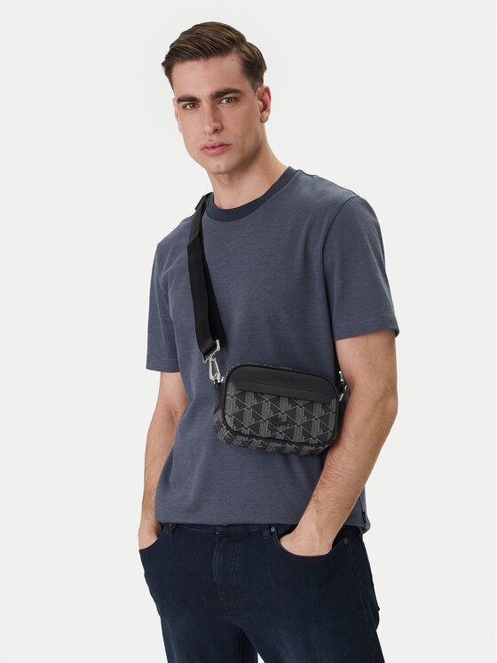 Lacoste Плоска сумка Lacoste S Reporter Bag NH3650LX Чорний
