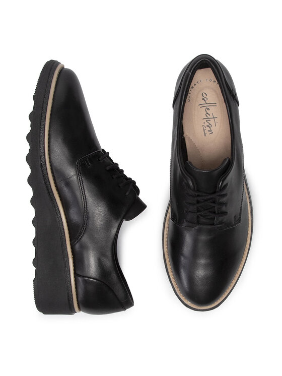 Clarks Polobotky Clarks Sharon Noel 261390754 Černá