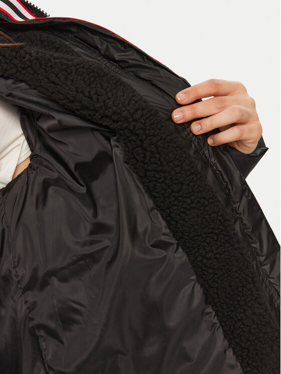 Hunter Hunter Pehelykabát HARW1295242 Fekete Regular Fit