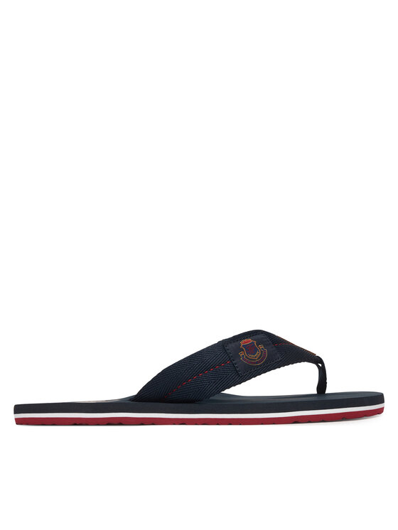 Tommy Hilfiger Japanke Tommy Hilfiger Patch Hilfiger Beach Sandal FM0FM05804 Tamnoplava