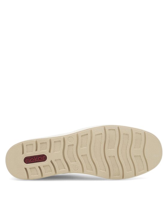 Rieker Sneakersy Rieker L4821-60 Écru