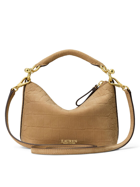 LAUREN RALPH LAUREN Ročna torba LAUREN RALPH LAUREN 431P18451001 Svetlo rjava