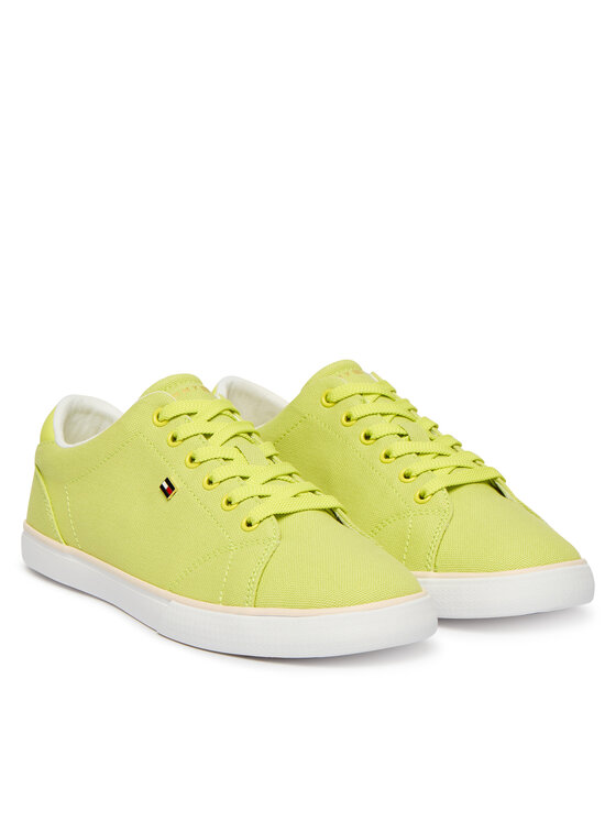 Tommy Hilfiger Teniși Tommy Hilfiger Th Low Profile Vulc Canvas FW0FW09102 Galben