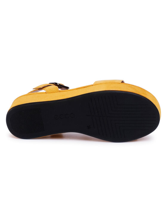 ECCO Szandál ECCO Elevate Plateau Sandal 20901305366 Sárga