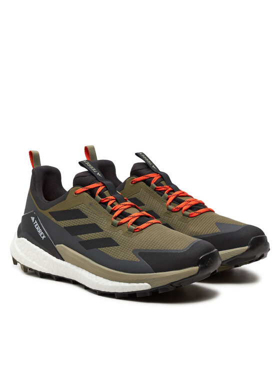 adidas Trekingová obuv adidas Terrex Free Hiker 2.0 Low Gore-Tex IH3537 Zelená