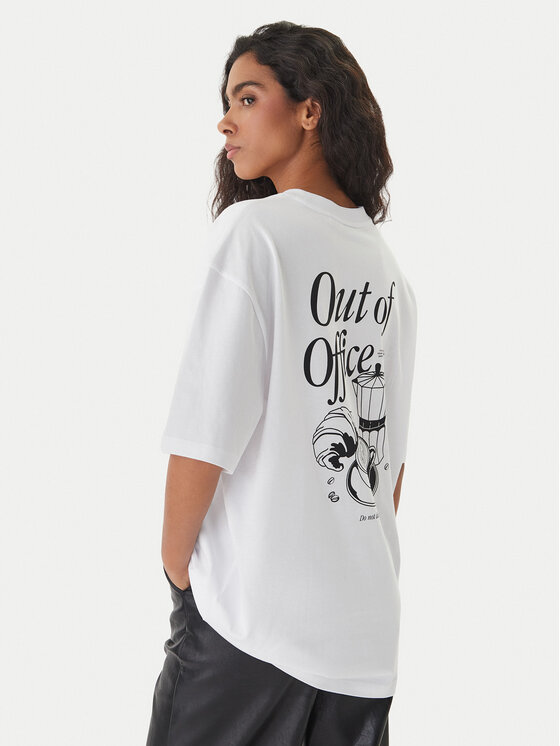 HUGO HUGO Camiseta 50560772 Blanco Oversize