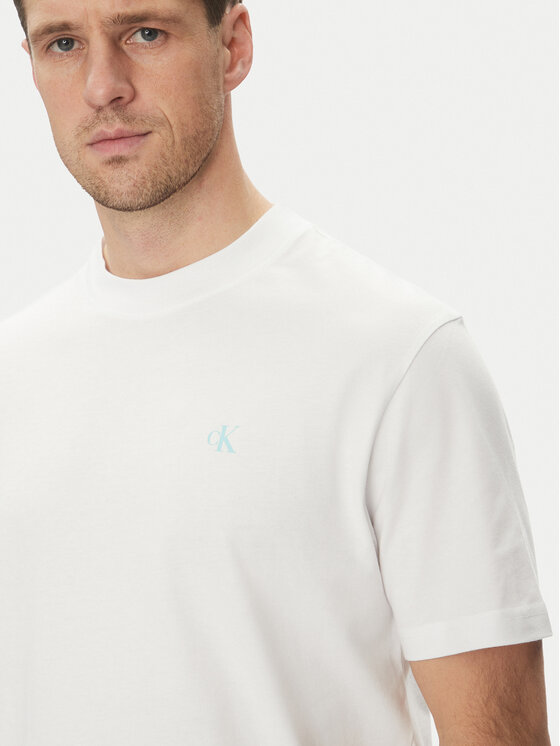 Calvin Klein Jeans Calvin Klein Jeans T-shirt Painted J30J327523 Bianco Regular Fit