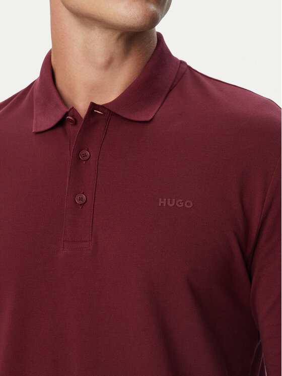 HUGO HUGO Polo Donoslong 50547358 Guinda/burdeos Regular Fit