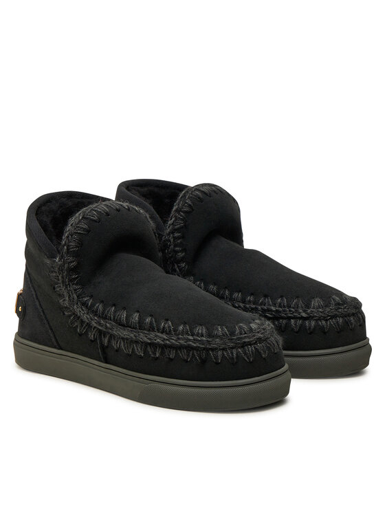 Mou Cizme de zăpadă Mou Eskimo Sneaker Big Metal Logo FW111008A Negru