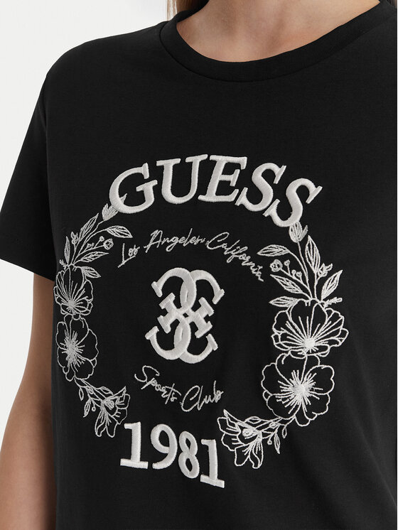 Guess Guess Camiseta V6RI12 J1314 Negro Regular Fit