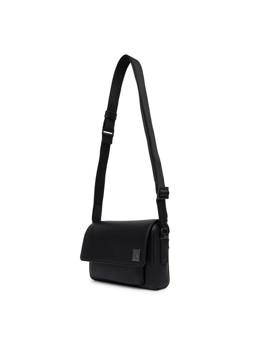 Calvin Klein Geantă Calvin Klein Emblem Hw Small Slap Messenger LV04D3367G Negru