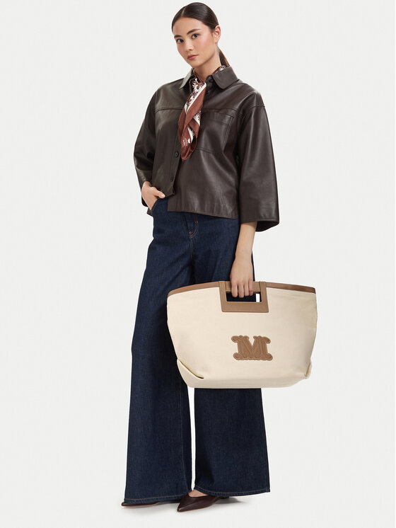 Max Mara Beachwear Kabelka Max Mara Beachwear 2616511039650 Béžová