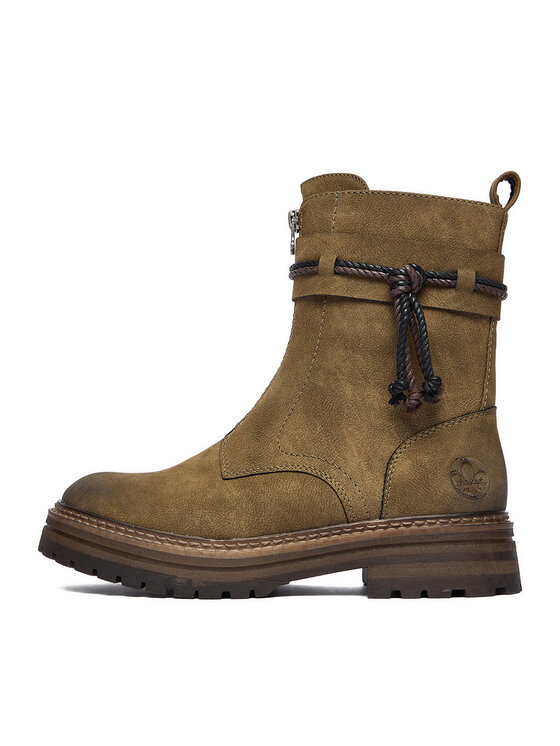 Rieker Škornji Rieker CEO-93068-54 Khaki