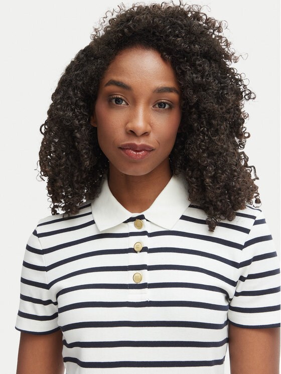 Tommy Hilfiger Tommy Hilfiger Polo WW0WW49252 Blanco Slim Fit
