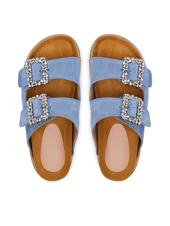 Pollini Šlepetės Pollini SA28373G0MTF0712 Žydra
