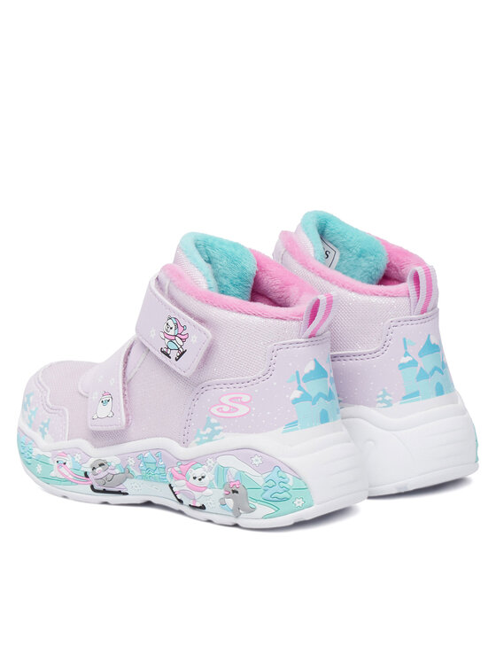 Skechers Śniegowce Skechers Play Scene 303163N/LVMT Fioletowy
