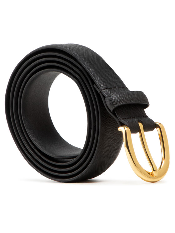 LAUREN RALPH LAUREN Дамски колан Lauren Ralph Lauren Charm Classc 412802952004 Черен