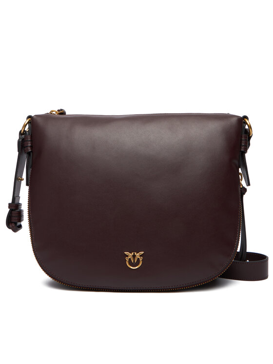 PINKO Borsetta PINKO Hobo Zip Around Classic Ai 25-26 PLTT 105113 A0QO Bordeaux