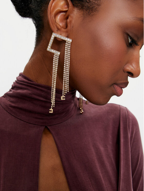 Elisabetta Franchi Ausskari Elisabetta Franchi OR-33-B47E2-V300 Zelta