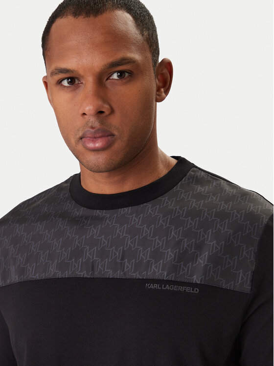 KARL LAGERFELD KARL LAGERFELD Camiseta 755030 561221 Negro Regular Fit