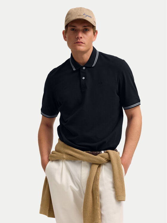 Bugatti Bugatti Polo 8150-15001E Azul marino Regular Fit