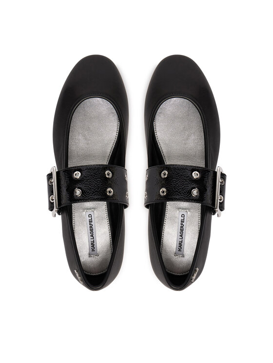 KARL LAGERFELD Балетки KARL LAGERFELD Karo KL40126 Чорний