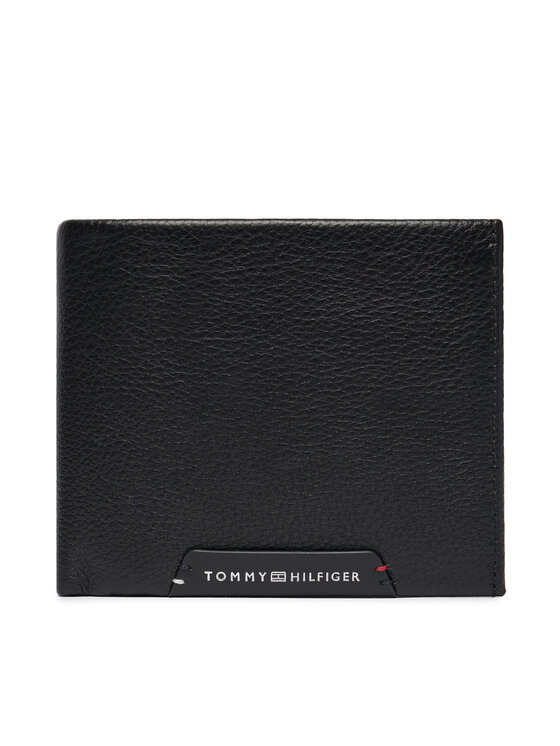 Tommy Hilfiger Портфейл Tommy Hilfiger Th Corp Cc AM0AM14779 Черен