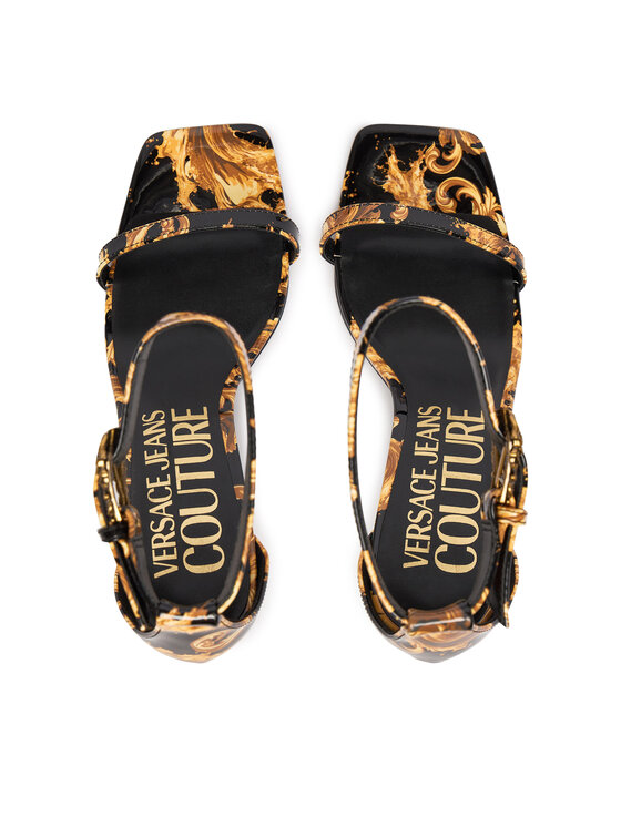 Versace Jeans Couture Босоніжки Versace Jeans Couture 80VA3S76 ZS366 G89 Чорний