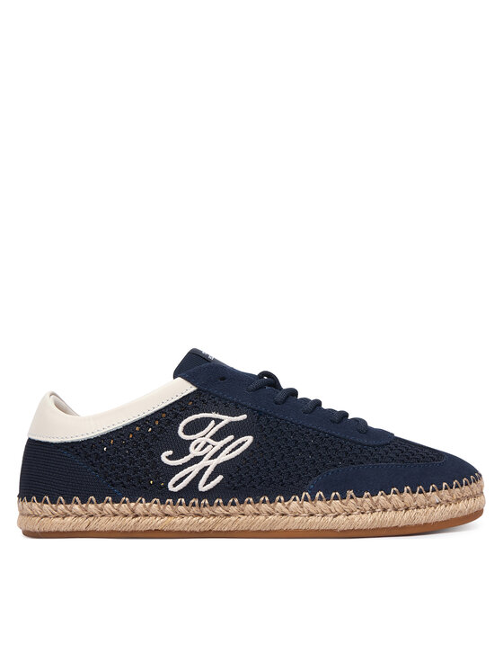 Tommy Hilfiger Espadrilky Tommy Hilfiger Th Heritage Rope Sneaker FW0FW09406 Tmavomodrá