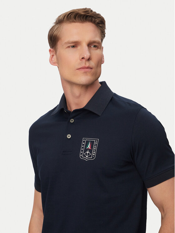 Aeronautica Militare Aeronautica Militare Polo 261PO1917UJ00682 Azul marino Regular Fit