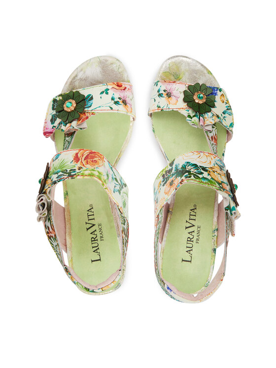 Laura Vita Босоніжки Laura Vita Framboiseo 26 Зелений