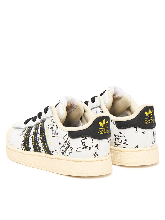 adidas Снікерcи adidas Pokemon Superstar II Elastic Lace KJ5614 Білий