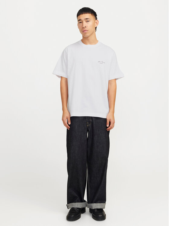 Jack & Jones Jack & Jones T-Shirt Islington 12273015 Λευκό Loose Fit