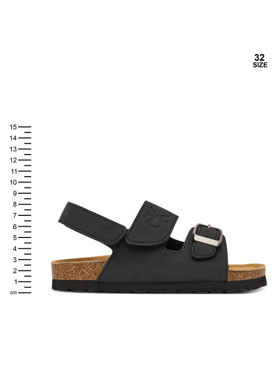 Calvin Klein Sandały Calvin Klein Velcro V3X2-83328-0315 S Czarny