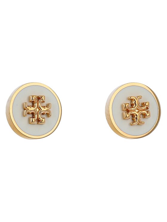 Tory Burch Сережки Tory Burch Kira 90547 Білий