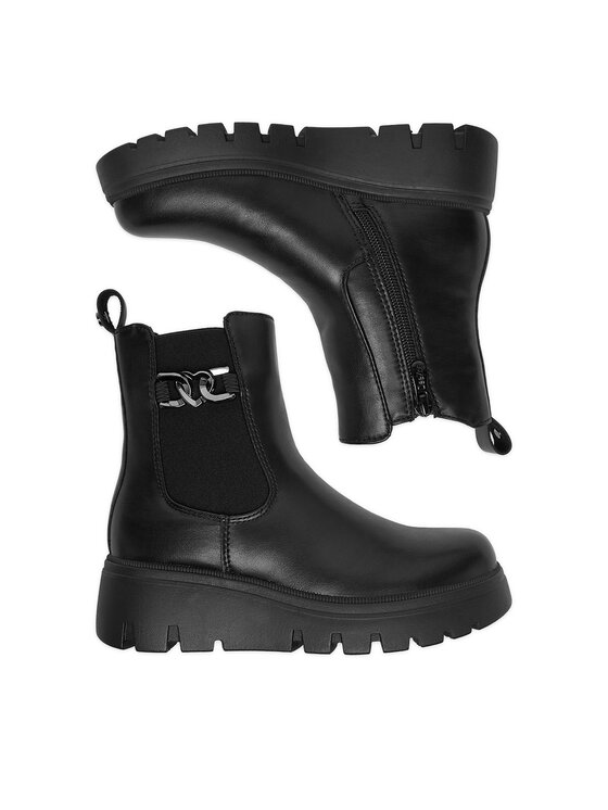 DeeZee Škornji DeeZee CEO-CS6620-01 Črna