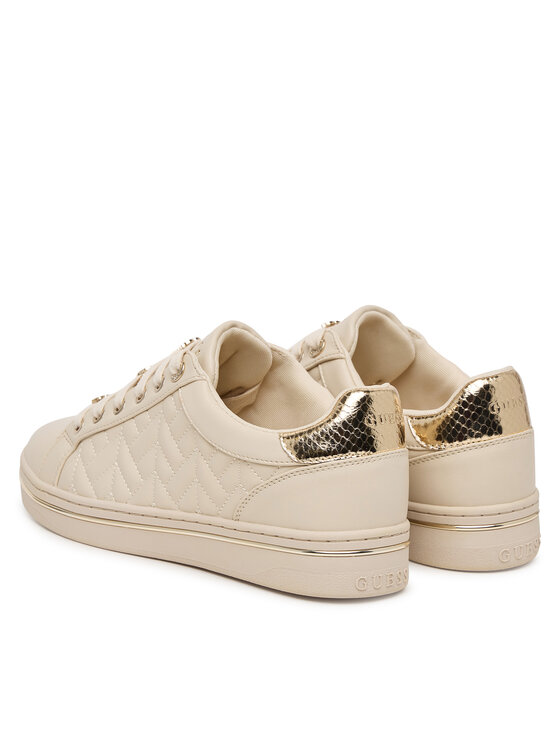 Guess Sneakersy Guess FLFSOT ELE12 Béžová