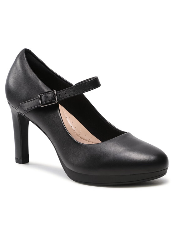 Clarks Туфлі Clarks Ambyr Shine 261577844 Чорний