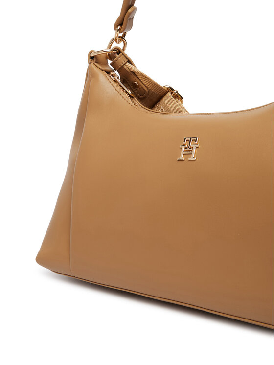 Tommy Hilfiger Torbica Tommy Hilfiger Th Essential Shoulder Bag AW0AW18373 Smeđa