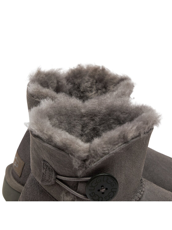 Ugg Снігоходи Ugg W Mini Bailey Button II 1016422 Сірий