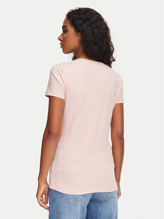 Guess Guess Camiseta W6YI56 K5028 Rosa claro Slim Fit