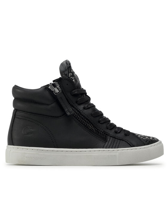 Crime London Αθλητικά Crime London High Top Double Zip 25671AA3.20 Μαύρο